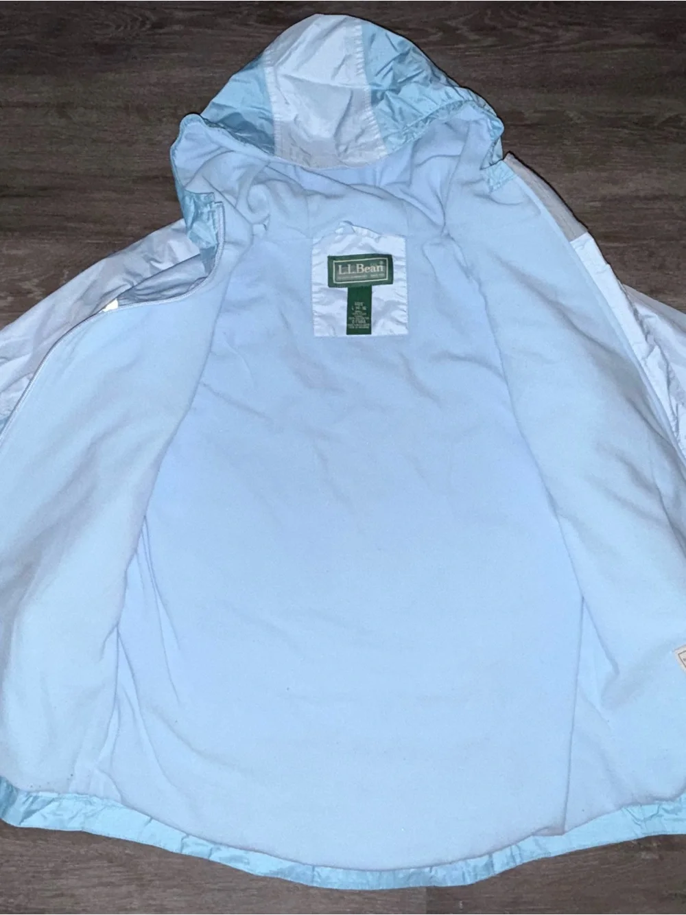 L.L. Bean Light Blue Kids' Jacket sz L 14/16